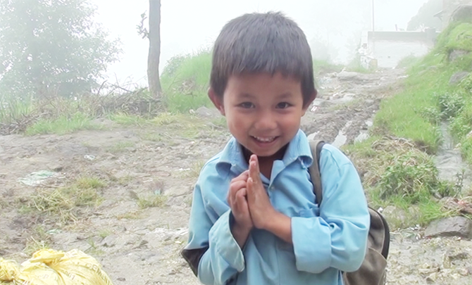 ネパールの子どもたち